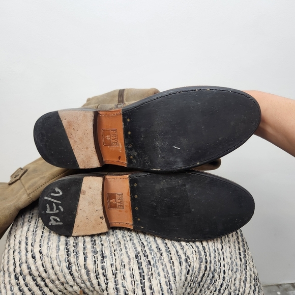 Frye Shirly Over The Knees Boots Suede Leather Womens Size 6 - Picture 7 of 9